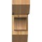 Ekena Millwork Legacy Slat Rough Sawn Bracket w/ Offset Brace, Western Red Cedar, 8"W x 20"D x 20"H BKT0806X20X20LEC06RWR - alternate 2